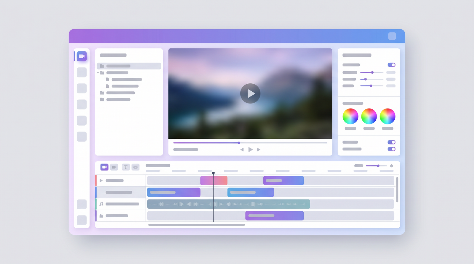 Gling editing features